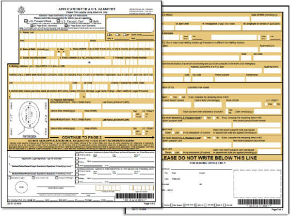 Essential information on us passport application form